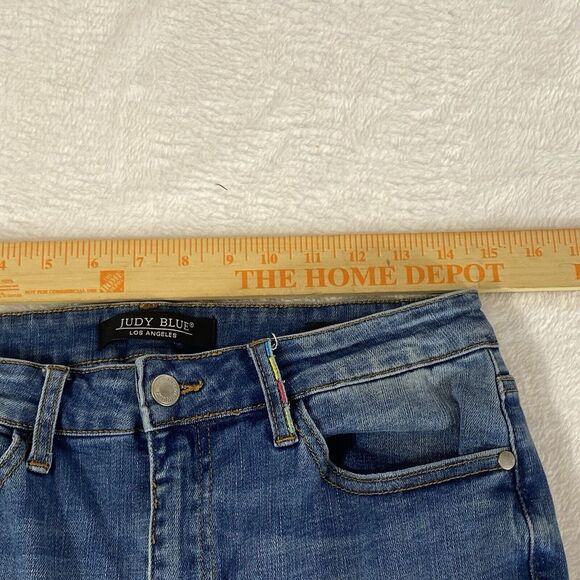 Judy Blue Jeans Womens‎ 11/30  Ankle Skinny Ripped Distressed 28 Slimming - Picture 9 of 16